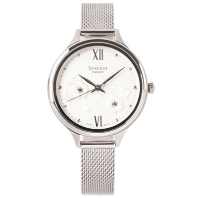 Đồng hồ Casio 34mm Nữ SHE-4551M-7AUDF chính hãng Ảnh sản phẩm Casio 34mm Nữ SHE-4551M-7AUDF