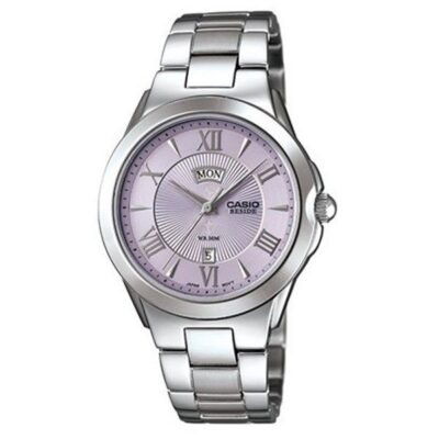 Đồng hồ Casio 32mm Nữ BEL-130D-6AVDF chính hãng Ảnh sản phẩm Casio 32mm Nữ BEL-130D-6AVDF