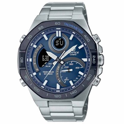 Đồng hồ Casio 48mm Nam ECB-950DB-2ADF chính hãng Ảnh sản phẩm Casio 48mm Nam ECB-950DB-2ADF