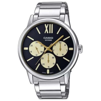 Đồng hồ Casio 42mm Nam MTP-E312D-1B1VDF chính hãng Ảnh sản phẩm Casio 42mm Nam MTP-E312D-1B1VDF