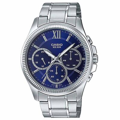 Đồng hồ Casio 42mm Nam MTP-E315D-2AVDF chính hãng Ảnh sản phẩm Casio 42mm Nam MTP-E315D-2AVDF