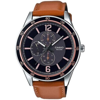 Casio 52mm Nam MTP-E319L-1BVDF chính hãng Casio 52mm Nam MTP-E319L-1BVDF