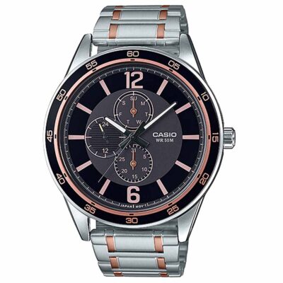 Casio 52mm Nam MTP-E319RG-1BVDF chính hãng Casio 52mm Nam MTP-E319RG-1BVDF
