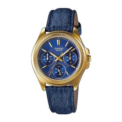 Đồng hồ Casio 33.5mm Nữ LTP-E304GBL-2AVDF chính hãng Ảnh sản phẩm Casio 33.5mm Nữ LTP-E304GBL-2AVDF