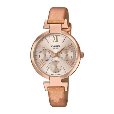 Đồng hồ Casio 29mm Nữ LTP-E404PL-9A1VDF chính hãng Ảnh sản phẩm Casio 29mm Nữ LTP-E404PL-9A1VDF