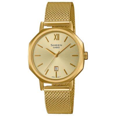 Đồng hồ Casio 30mm Nữ SHE-4554GM-9AUDF chính hãng Ảnh sản phẩm Casio 30mm Nữ SHE-4554GM-9AUDF