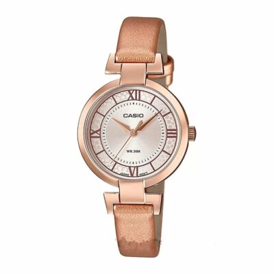 Đồng hồ Casio 28mm Nữ LTP-E403PL-9A1VDF chính hãng Ảnh sản phẩm Casio 28mm Nữ LTP-E403PL-9A1VDF