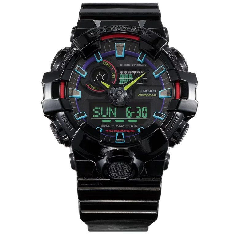 Casio 53.4mm Nam GA-700RGB-1ADR
