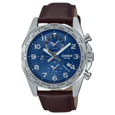 Đồng hồ Casio 43.9mm Nam MTP-W500L-2AVDF chính hãng Ảnh sản phẩm Casio 43.9mm Nam MTP-W500L-2AVDF
