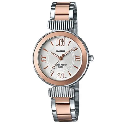 Đồng hồ Casio 27mm Nữ LTP-E405BPG-7AVDF chính hãng Ảnh sản phẩm Casio 27mm Nữ LTP-E405BPG-7AVDF