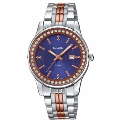 Casio 32mm Nữ LTP-1358RG-2AVDF chính hãng Casio 32mm Nữ LTP-1358RG-2AVDF