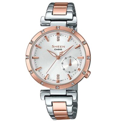 Đồng hồ Casio 32mm Nữ SHE-4051SPG-7AUDF chính hãng Ảnh sản phẩm Casio 32mm Nữ SHE-4051SPG-7AUDF
