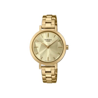 Đồng hồ Casio 32mm Nữ SHE-4558G-9AUDF chính hãng Ảnh sản phẩm Casio 32mm Nữ SHE-4558G-9AUDF