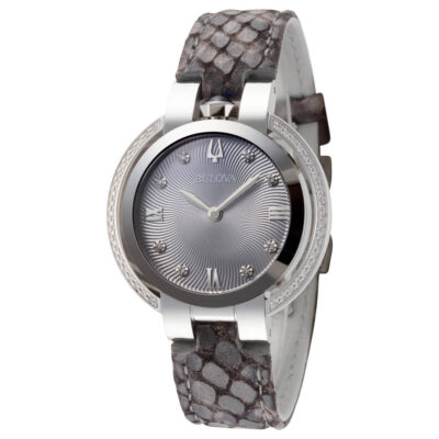 Đồng hồ Bulova 30mm Nữ 96R218 chính hãng Ảnh sản phẩm Bulova 30mm Nữ 96R218
