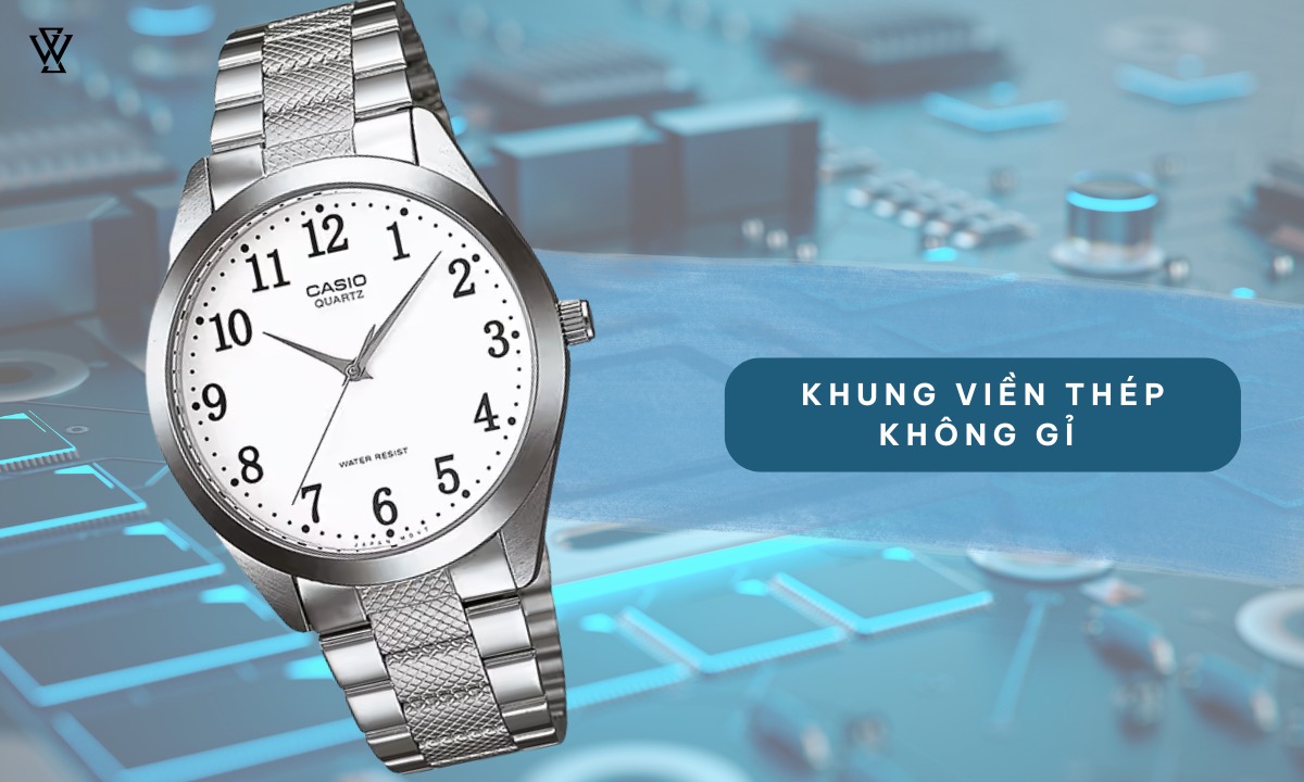 khung viền thép không gỉ sáng bóng