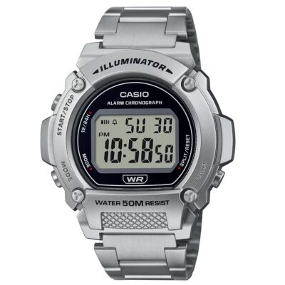 Casio 47mm Nam W-219HD-1AVDF chính hãng Casio 47mm Nam W-219HD-1AVDF