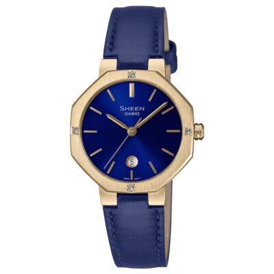 Đồng hồ Casio 28mm Nữ SHE-4543GL-2AUDF chính hãng Ảnh sản phẩm Casio 28mm Nữ SHE-4543GL-2AUDF