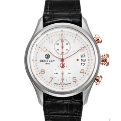 Bentley 43mm Nam BL1684-10WWB-R chính hãng Bentley 43mm Nam BL1684-10WWB-R