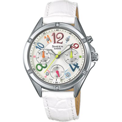 Đồng hồ Casio 35.5mm Nữ SHE-3031L-7ADR chính hãng Ảnh sản phẩm Casio 35.5mm Nữ SHE-3031L-7ADR