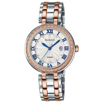 Đồng hồ Casio 30.5mm Nữ SHE-4034BSG-7BUDR chính hãng Ảnh sản phẩm Casio 30.5mm Nữ SHE-4034BSG-7BUDR