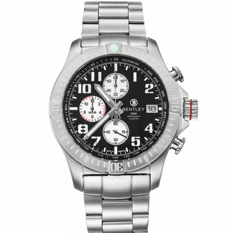 Bentley 43mm Nam BL1696-20WBA-W