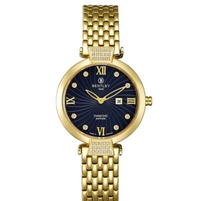 Bentley 33mm Nữ BL1867-102LKNI-S chính hãng Bentley 33mm Nữ BL1867-102LKNI-S