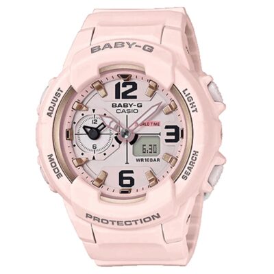 Đồng hồ Casio 43mm Nữ BGA-230PC-4B chính hãng Ảnh sản phẩm Casio 43mm Nữ BGA-230PC-4B