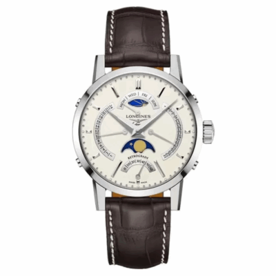 Đồng hồ Longines 42mm Nam L4.828.4.92.4 chính hãng Ảnh sản phẩm Longines 42mm Nam L4.828.4.92.4