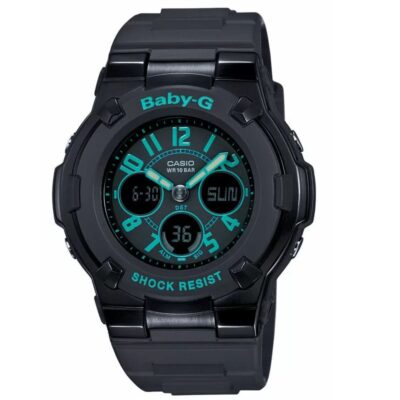Đồng hồ Casio 39.8mm Nữ BGA-117-1B2DR chính hãng Ảnh sản phẩm Casio 39.8mm Nữ BGA-117-1B2DR