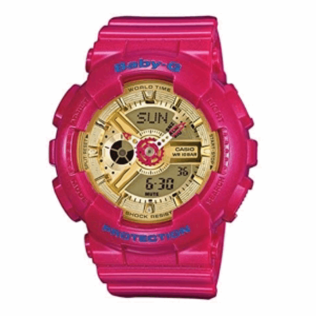 Casio 43.5mm Nữ BA-111GGB-4ADR