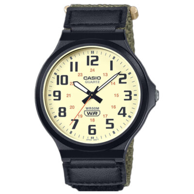 Đồng hồ Casio 43.5mm Nam MW-240B-3BVDF chính hãng Ảnh sản phẩm Casio 43.5mm Nam MW-240B-3BVDF