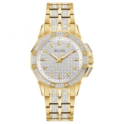 Đồng hồ Bulova 34mm Nữ 98L302 chính hãng Ảnh sản phẩm Bulova 34mm Nữ 98L302