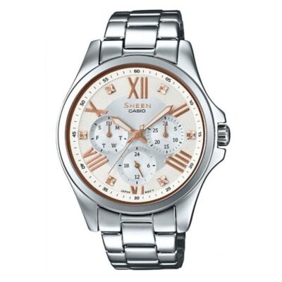 Đồng hồ Casio 32mm Nữ SHE-3806D-7BDR chính hãng Ảnh sản phẩm Casio 32mm Nữ SHE-3806D-7BDR