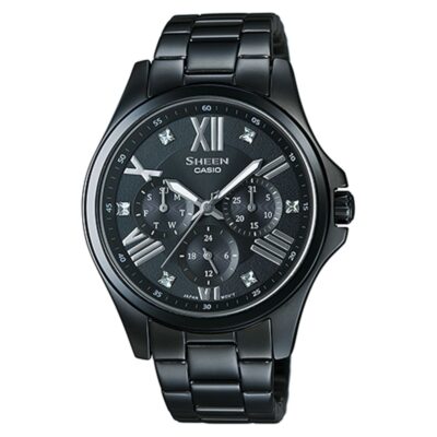 Đồng hồ Casio 39.3mm Nữ SHE-3806B-1ADR chính hãng Ảnh sản phẩm Casio 39.3mm Nữ SHE-3806B-1ADR