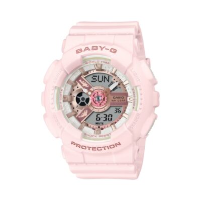 Đồng hồ Casio 46.3 x 43.4mm Nữ BA-110AQ-4ADR chính hãng Ảnh sản phẩm Casio 46.3 x 43.4mm Nữ BA-110AQ-4ADR