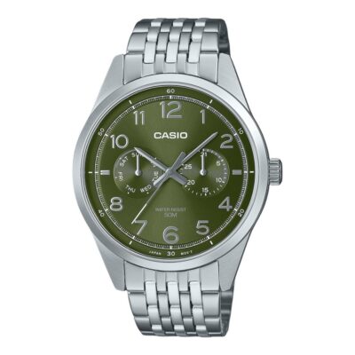 Đồng hồ Casio 43.4mm Nam MTP-E340D-3AVDF chính hãng Ảnh sản phẩm Casio 43.4mm Nam MTP-E340D-3AVDF
