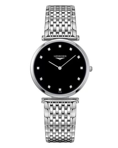 Longines 33mm Nữ L4.709.4.55.6 chính hãng Longines 33mm Nữ L4.709.4.55.6