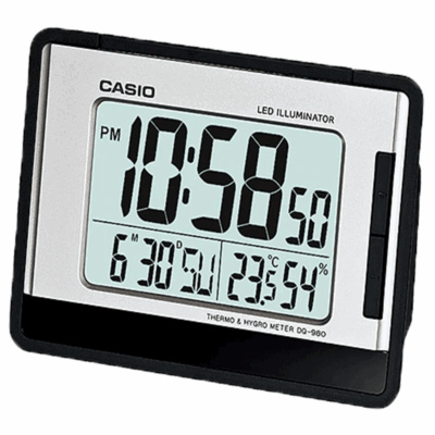 Casio 90mm x 120mm Unisex DQ-980-1DF chính hãng Casio 90mm x 120mm Unisex DQ-980-1DF