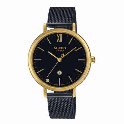 Đồng hồ Casio 34 mm Nữ SHE-4539BGM-1AUDF chính hãng Ảnh sản phẩm Casio 34 mm Nữ SHE-4539BGM-1AUDF