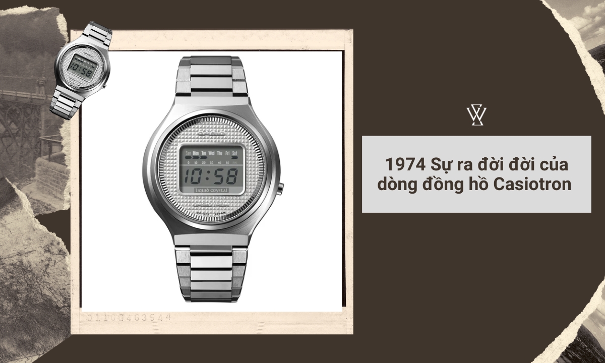 Đồng hồ Casio thập niên 1970 1 Đồng hồ không chỉ đơn giản là đếm thời gian