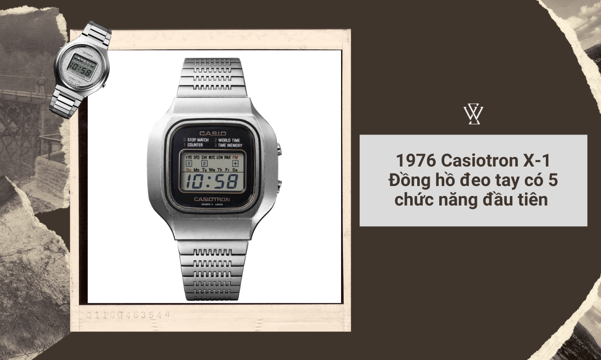 Đồng hồ Casio thập niên 1970 3 Thành công lớn nhờ công nghệ lắp ráp độc quyền của Casio