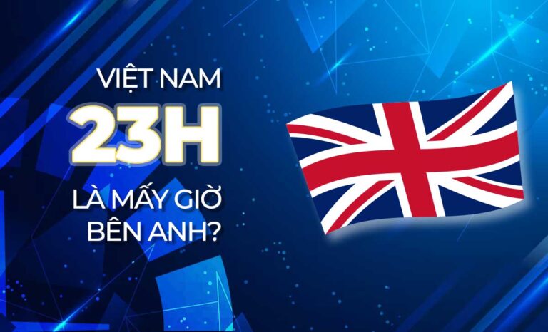 múi giờ Việt Nam và Anh