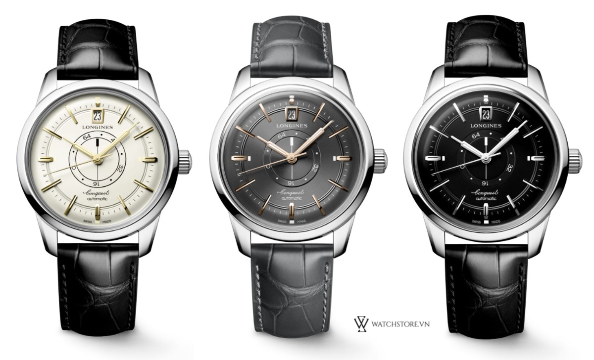 Danh sách 11 mẫu đồng hồ Longines mới nhất phát hành 2024 8 3 phiên bản Longines Conquest Heritage 2024