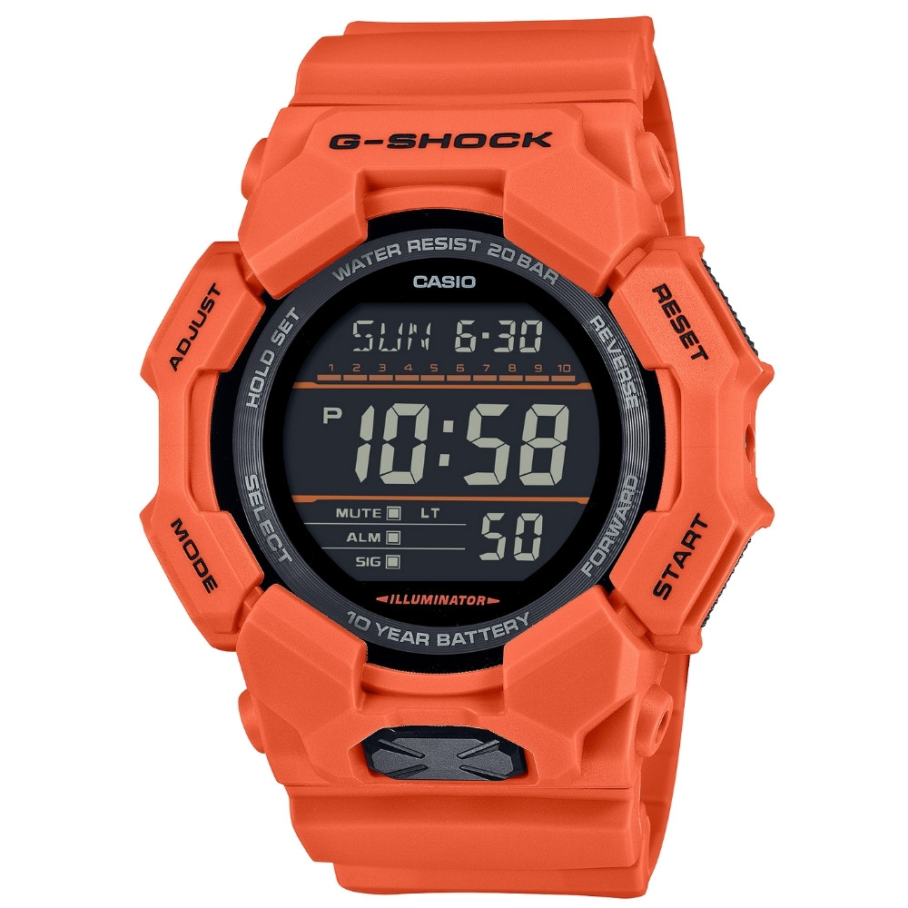 Casio 54.9 x 51.9 x 16.1mm Nam GD-010-4DR
