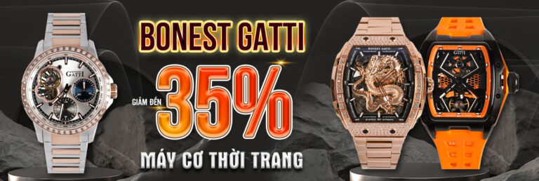 Đồng hồ xu hướng 2025 1 Bonest Gatti Sale 35%