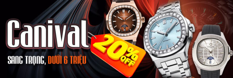 Đồng hồ xu hướng 2025 1 Carnival Sale 20%