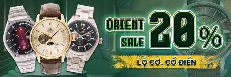 Đồng hồ xu hướng 2025 3 Orient Sale 20%