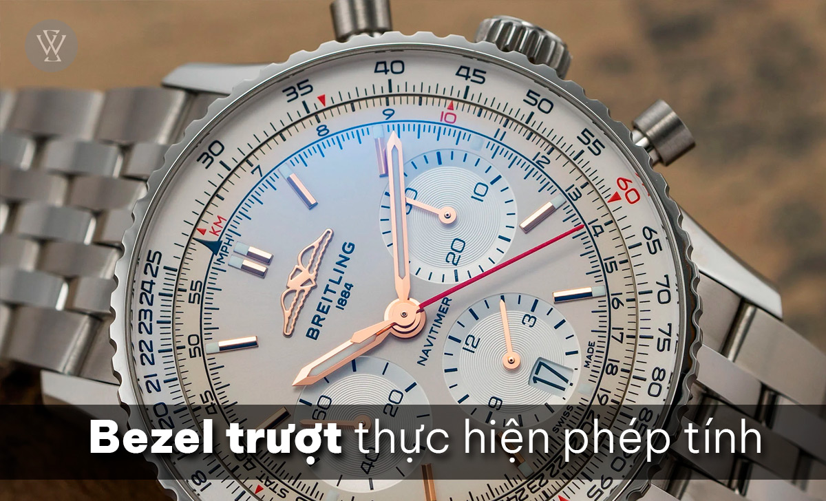 Bezel trên đồng hồ là gì? Phân loại chi tiết từ A-Z 7 Bezel trượt thực hiện phép tính