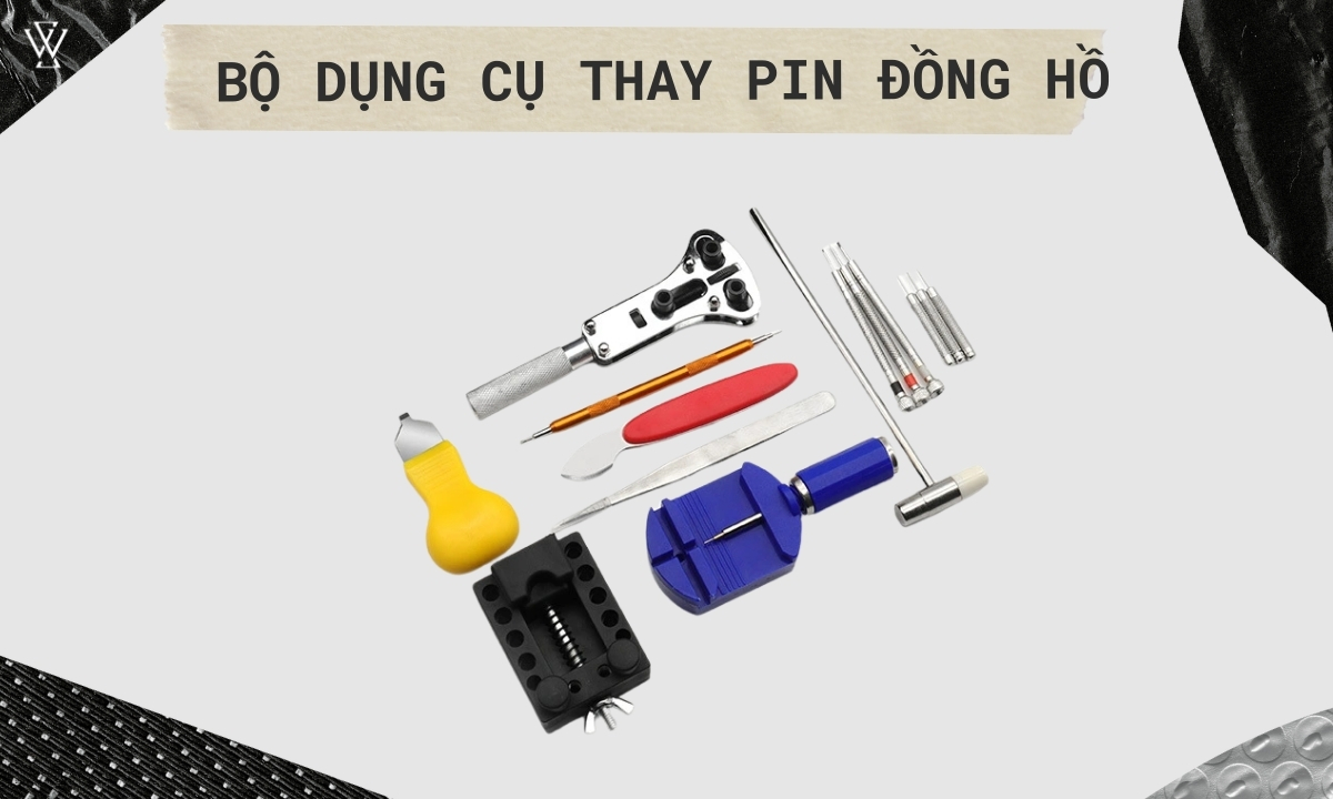 Cách thay pin đồng hồ Casio cực kỳ đơn giản tại nhà 4 các dụng cụ cần có để thay pin đồng hồ