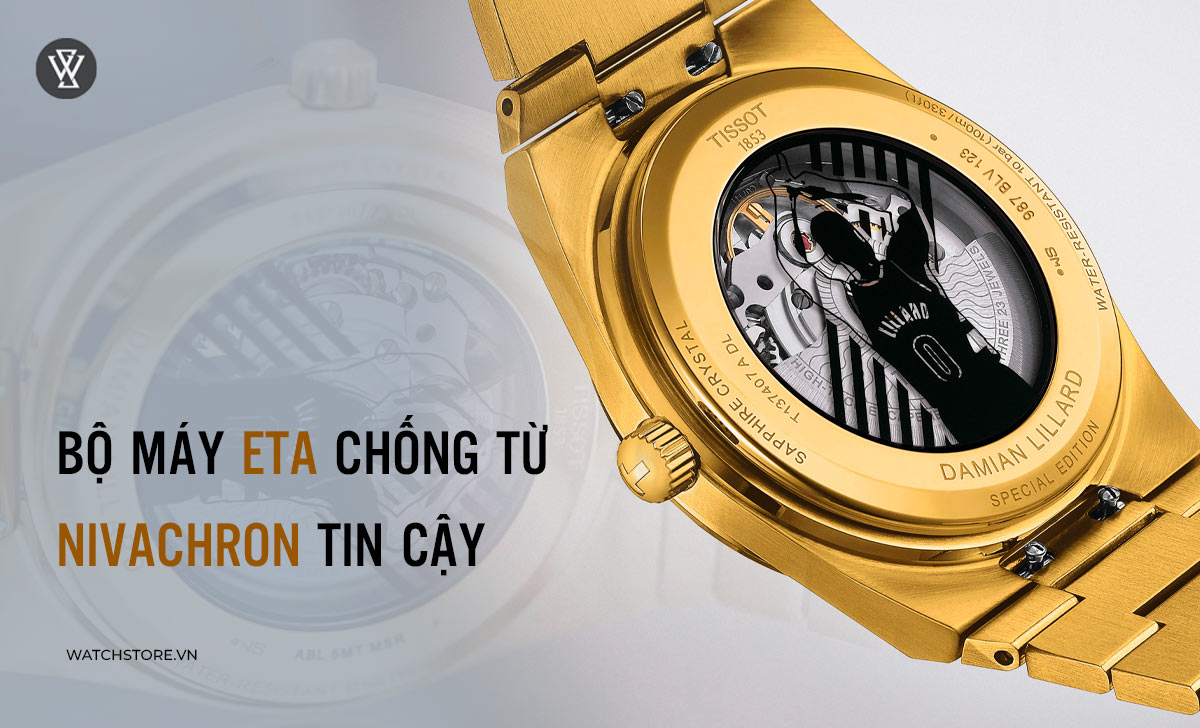 bộ máy chống từ tissot prx damian lillard